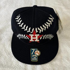 NEW HOUSTON ASTROS COOPERSTOWN COLLECTION FITTED CAP MLB BASEBALL